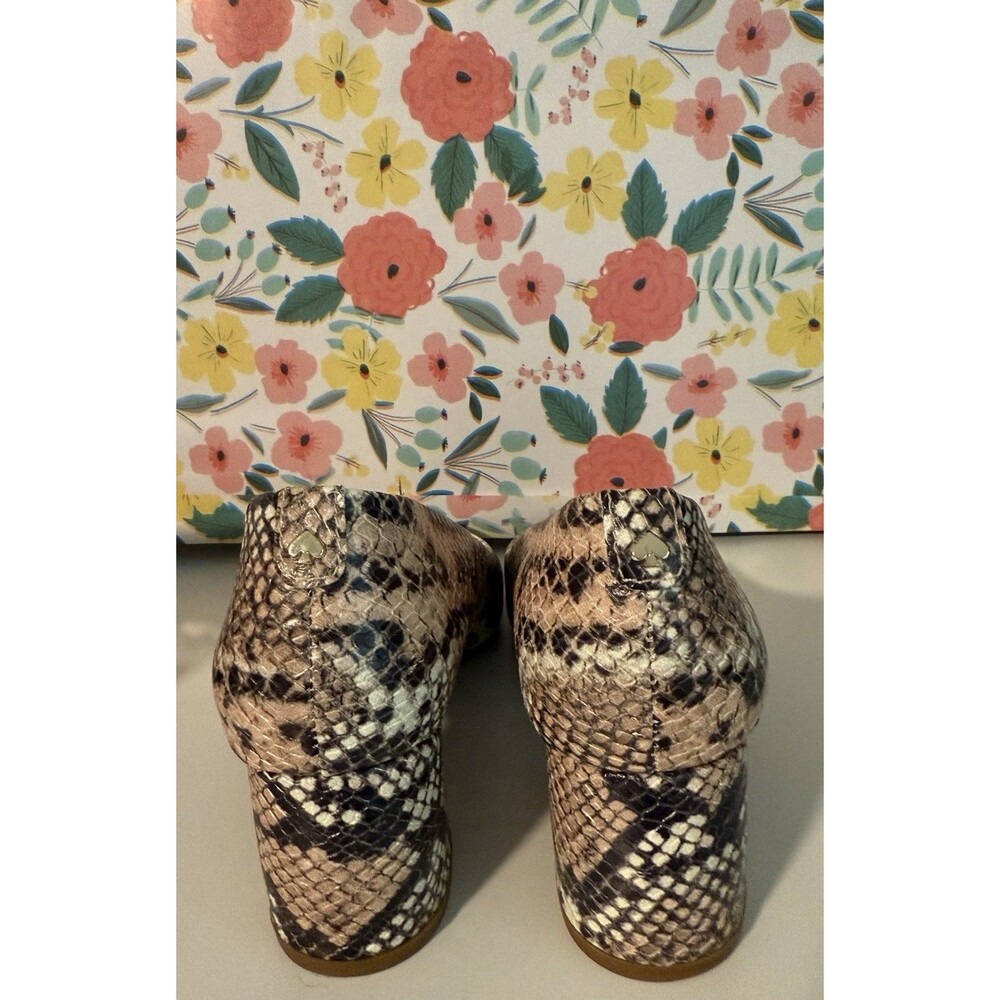 Kate Spade Beverly Pumps • Pale Vellum Snake Print • Size 6.5 M MSRP $228 - Picture 5 of 8
